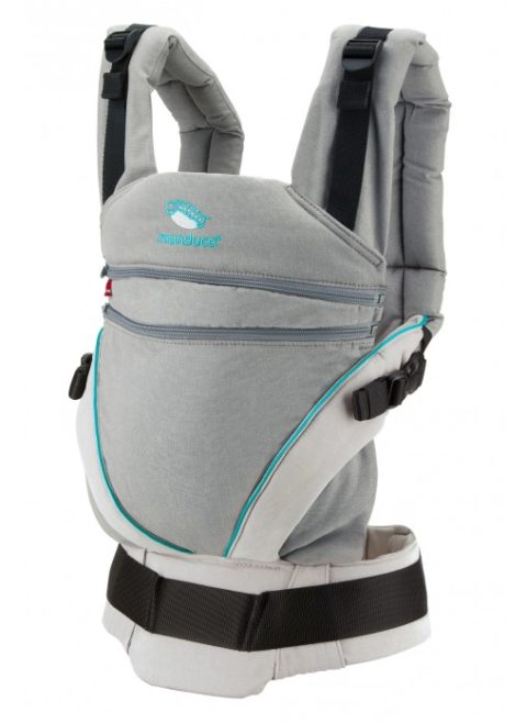 Эрго-рюкзак для новорожденных, слинг-рюкзак Manduca XT grey-ocean image3
