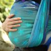 Слинг-шарф для новорожденных Yaro Stars Aqua Grad Grey image2