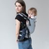 Эрго-рюкзак с 3 месяцев, слинг-рюкзак Rumes Светло-серый/белый image1
