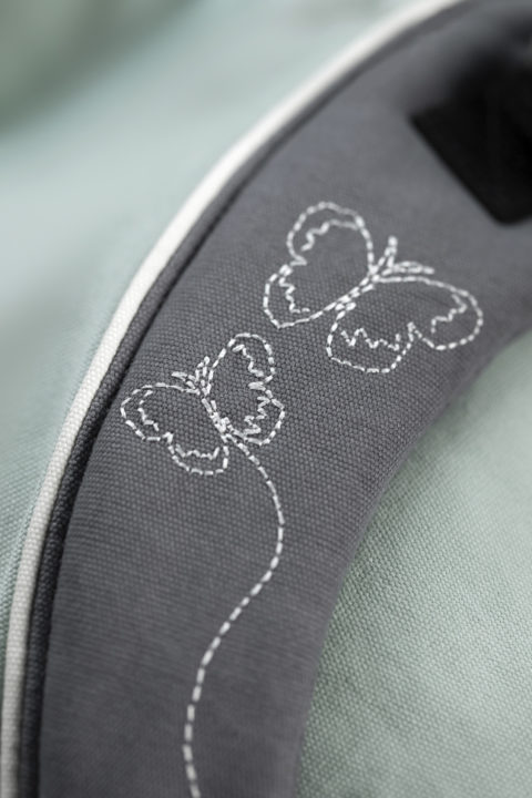 Эрго-рюкзак для новорожденных, слинг-рюкзак Manduca XT Limited Edition Butterfly Mint image1 Эрго-рюкзак для новорожденных, слинг-рюкзак Manduca XT Limited Edition Butterfly Mint image1