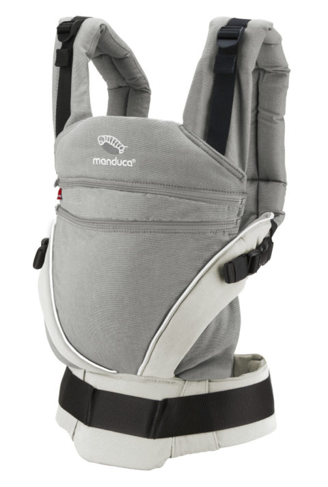 Эрго-рюкзак для новорожденных, слинг-рюкзак Manduca XT grey-white image2
