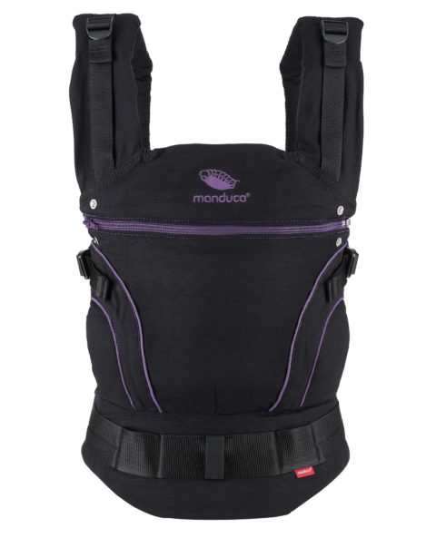 Эрго-рюкзак для новорожденных, слинг-рюкзак Manduca BlackLine Midnight Purple image2