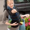 Эрго-рюкзак для новорожденных, слинг-рюкзак Manduca BlackLine Absolute Blue image3