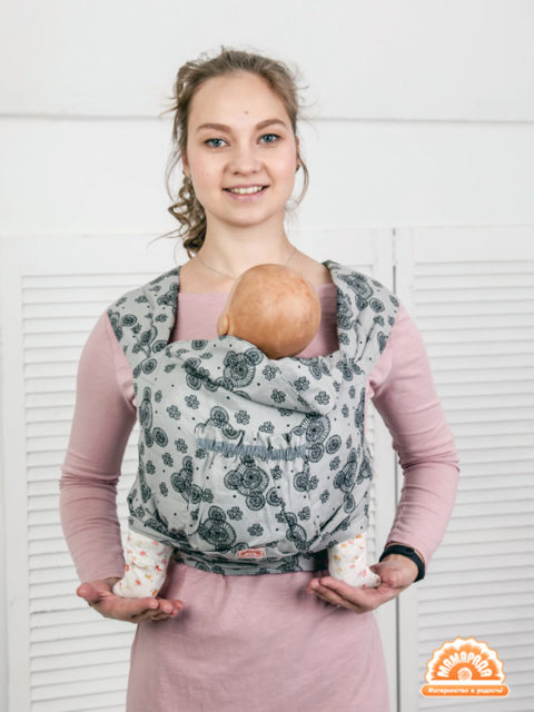 Май-слинг с 3 месяцев Мамарада Нью-Йорк лен/хлопок