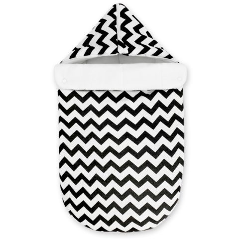 Конверты на выписку для новорожденных «Zig-Zag» Black