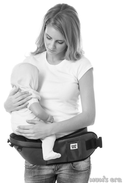 Хипсит со спинкой «Комфорт», муссон/черный, с 6 месяцев Хипсит со спинкой «Комфорт», муссон/черный, с 6 месяцев