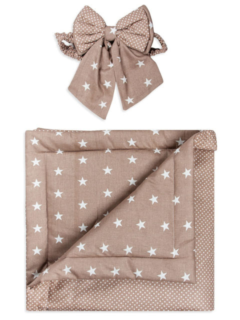 Конверт-одеяло на выписку «Bambino» кофе звезды/горох, лето Конверт-одеяло на выписку «Bambino» кофе звезды/горох, лето