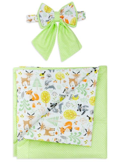 Конверт-одеяло на выписку «Bambino» салатовый белый/зверушки, лето Конверт-одеяло на выписку «Bambino» салатовый белый/зверушки, лето