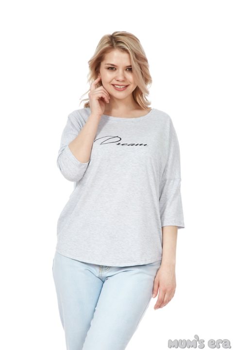 Лонгслив для беременных Dream, серый меланж Лонгслив для беременных Dream, серый меланж