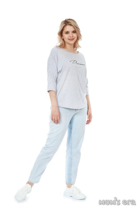 Лонгслив для беременных Dream, серый меланж Лонгслив для беременных Dream, серый меланж