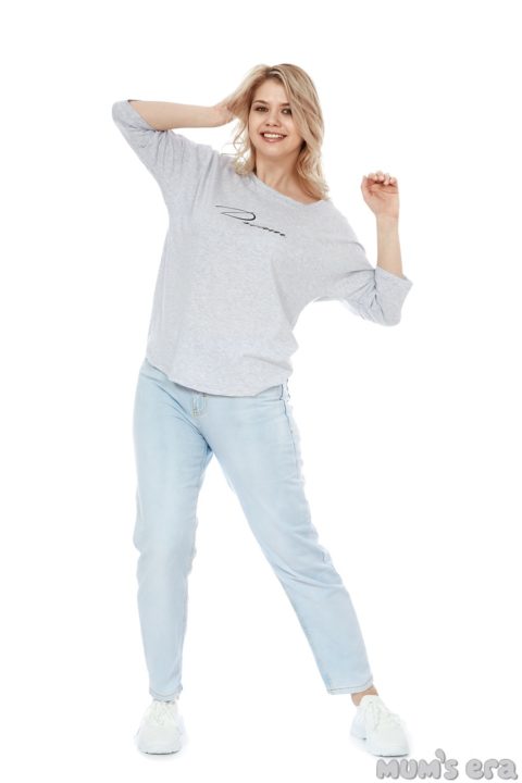 Лонгслив для беременных Dream, серый меланж Лонгслив для беременных Dream, серый меланж