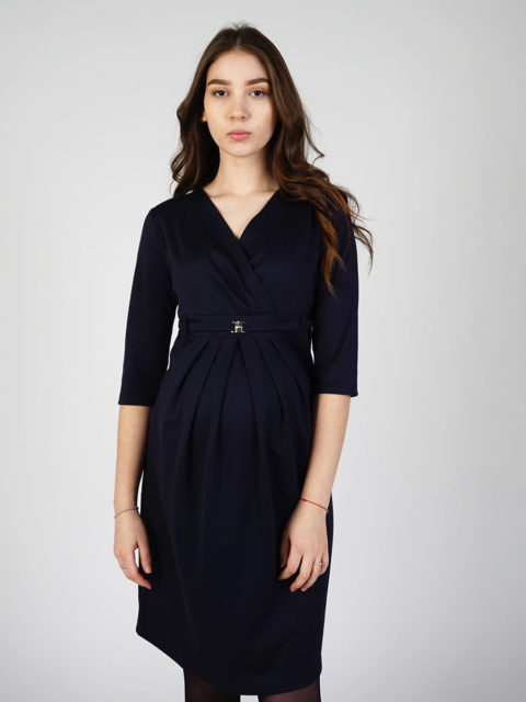 Платье для беременных Селена, индиго