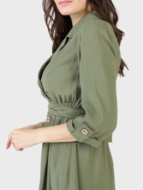 Платье для беременных и кормящих Валерия, оливковый