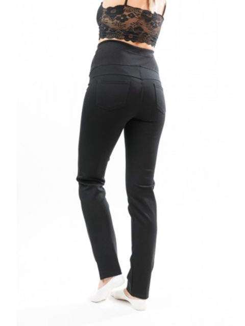 Брюки для беременных прямые БР-535 демисезонные, черный