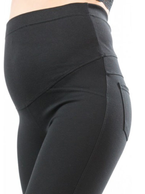 Брюки для беременных прямые БР-535 демисезонные, черный