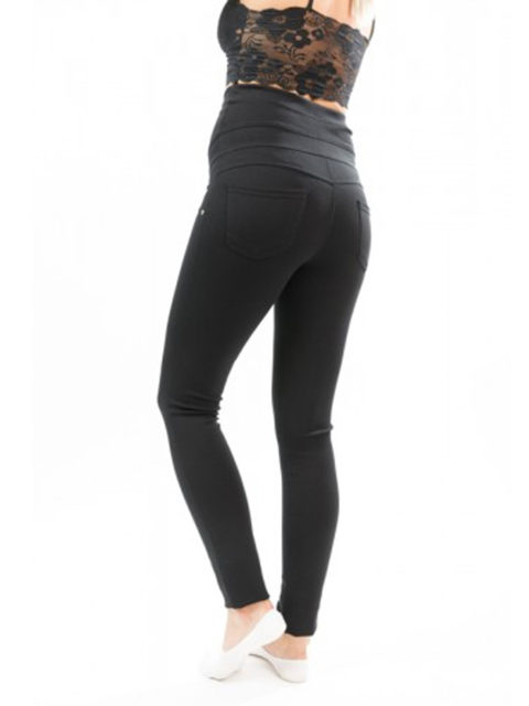 Брюки для беременных зауженные (ткань с начёсом с изнанки) БР-501, черный Брюки для беременных зауженные (ткань с начёсом с изнанки) БР-501, черный