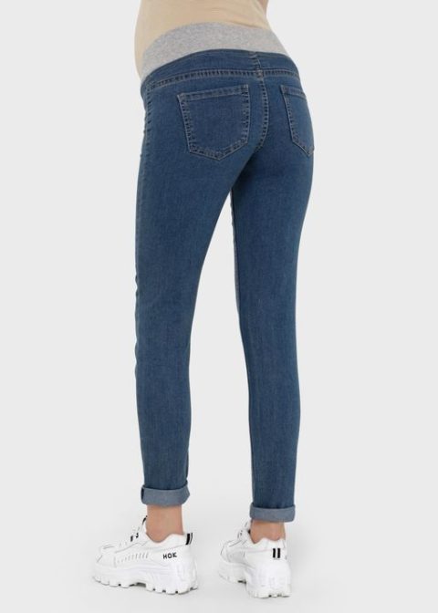 Джинсы для беременных узкие Морган, светлый деним Джинсы для беременных узкие Морган, светлый деним