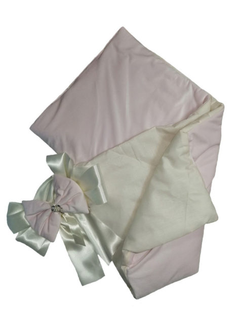 Комплект на выписку 7 предметов "Кристалл", голубой (весна-осень) Комплект на выписку 7 предметов "Кристалл", голубой (весна-осень)