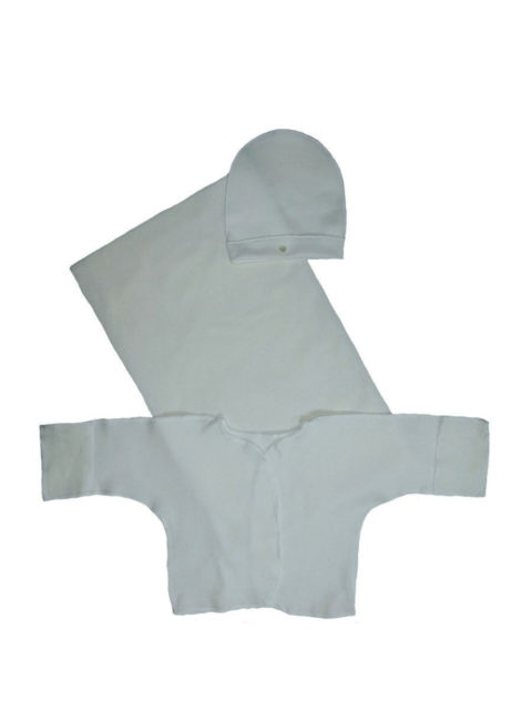 Комплект на выписку 7 предметов "Кристалл", голубой (весна-осень) Комплект на выписку 7 предметов "Кристалл", голубой (весна-осень)