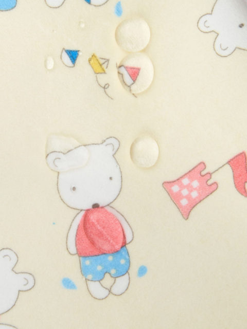 Пелёнка непромокаемая из ультрасофта, для кроватки 60х90 см., светло-жёлтый