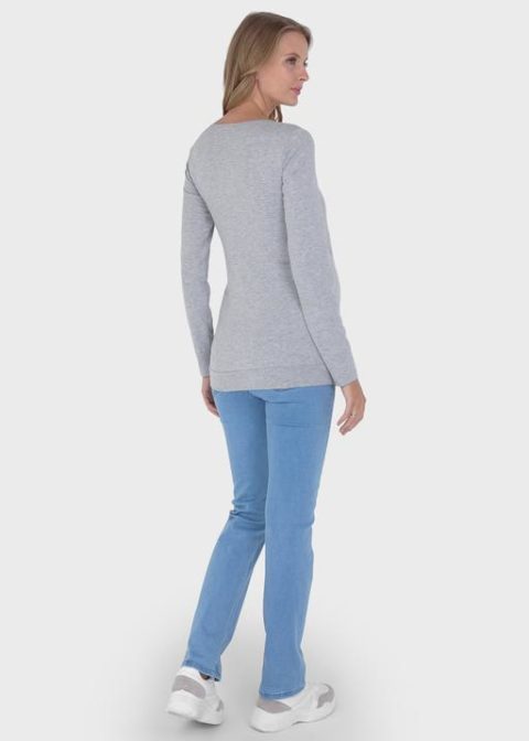 Лонгслив для беременных и кормящих Габия меланж Лонгслив для беременных и кормящих Габия меланж