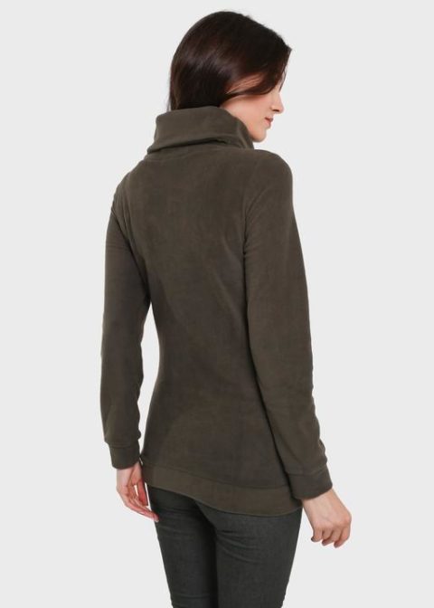 Толстовка для беременных и кормящих флисовая, хаки Толстовка для беременных и кормящих флисовая, хаки