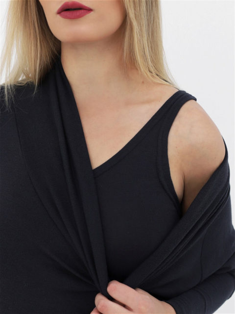 Туника для беременных и кормящих Лекси, графит Туника для беременных и кормящих Лекси, графит