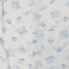 Боди для новорожденных с длинным рукавом Карусель, 107/2 белый/голубой зайки и мишки