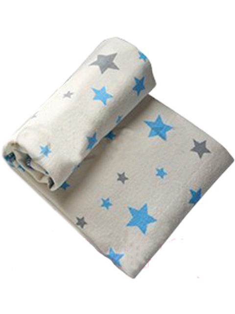 Одеяло байковое для новорожденных "Звездочки" размер 98х138 см.