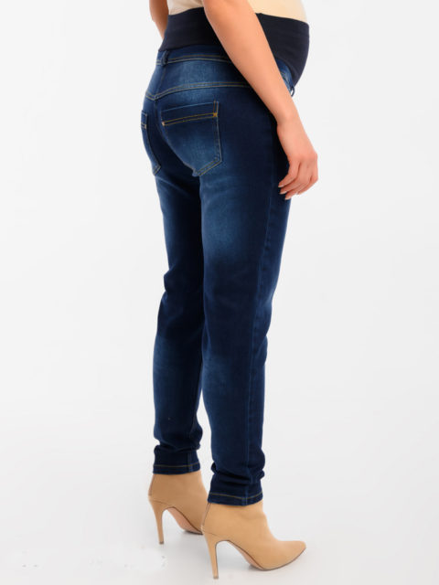 Джинсы для беременных прямые полуоблегающие Виктория, синий Джинсы для беременных прямые полуоблегающие Виктория, синий