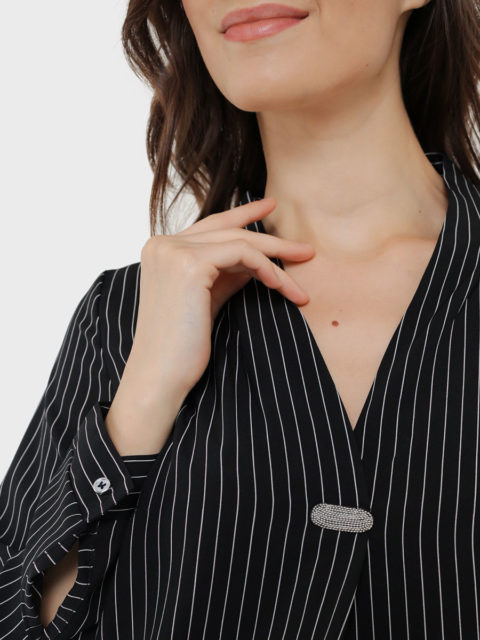 Блузка для беременных Элионора, черный/полоска Блузка для беременных Элионора, черный/полоска