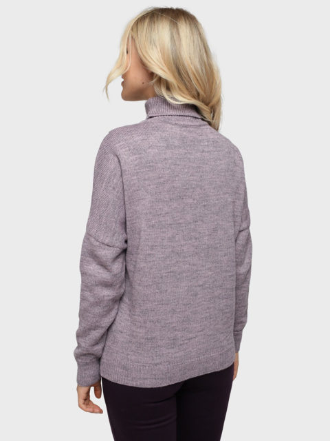 Джемпер для беременных и кормящих Джанис, орхидея (шерсть 50%)