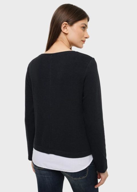 Джемпер для беременных и кормящих Оливия, синий