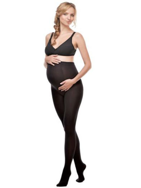 Колготки для беременных мультифибра Красивая Мама 150den, черные