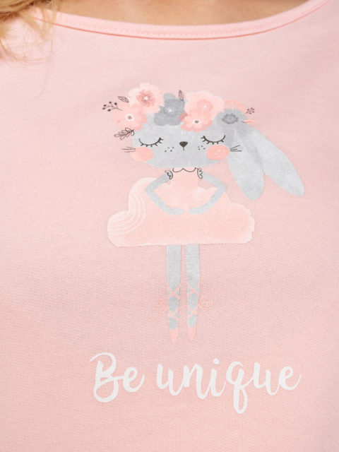 Утепленная ночная сорочка для беременных и кормящих Диодора, пудра Утепленная ночная сорочка для беременных и кормящих Диодора, пудра