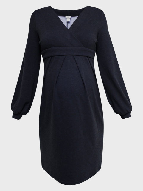 Платье для беременных и кормящих Эрмина, синий (хлопок 70%)