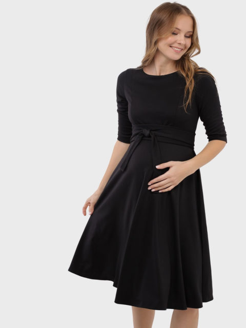 Платье для беременных и кормящих Талия, черный