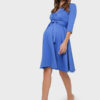 Платье для беременных и кормящих Валери, светло-васильковый