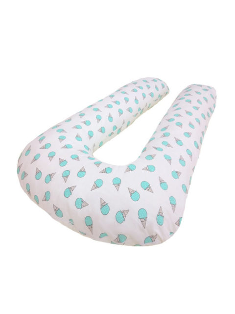 Подушка для беременных на всё тело, форма U 350 см. + наволочка Мороженка Подушка для беременных на всё тело, форма U 350 см. + наволочка Мороженка