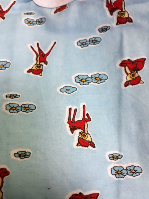 Распашонка фланелевая на кнопках Зайка 2028 с антицарапками Распашонка фланелевая на кнопках Зайка 2028 с антицарапками