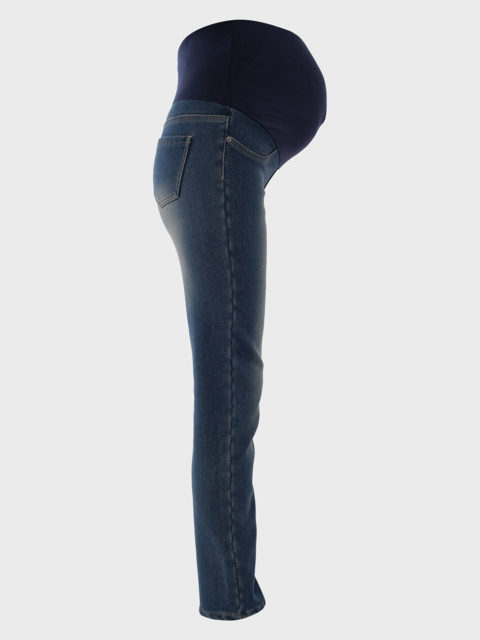 Утепленные прямые джинсы для беременных Роджер, деним Утепленные прямые джинсы для беременных Роджер, деним