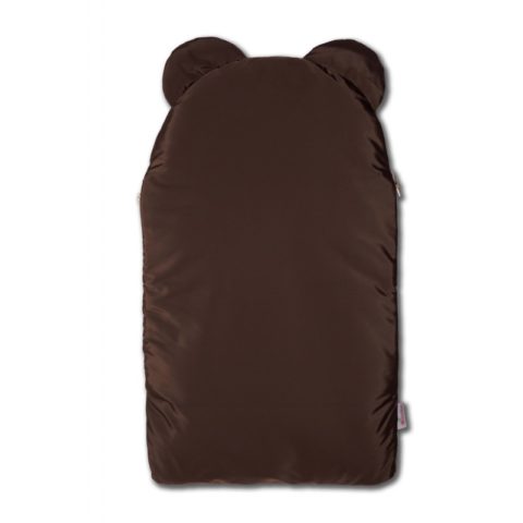 Зимний конверт для новорожденных на выписку на овчине Мишка Brown