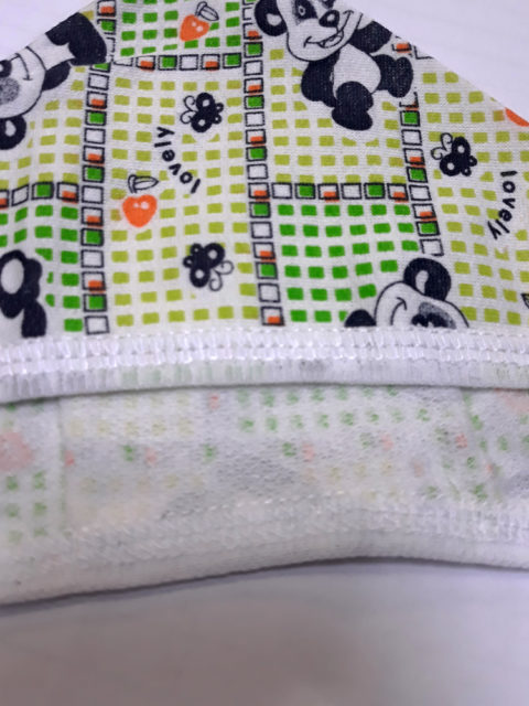 Чепчик Магнолия с рисунком, (швы наружу), в ассортименте