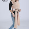 Слинг-шарф трикотажный для новорожденных Diva Stretchy Beige