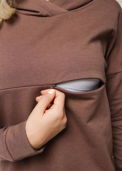 Толстовка утепл. Линда кофейны5