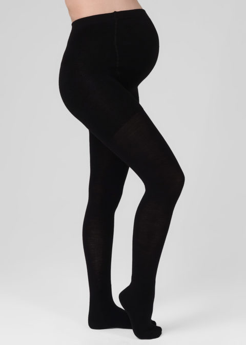 Колготки для беременных ILove 450 den, с махровым верхом и носком, черный. Магазин одежды для беременных