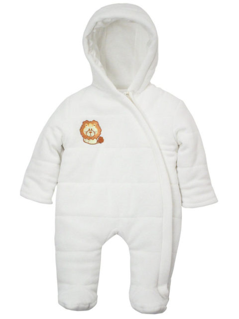 Комбинезон для новорожденных Львенок 404/17 молочный. Одежда для новорожденных