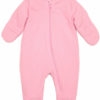 Комбинезон для новорожденных поддева флисовый на хб. подкладке 404/20 розовый. Одежда для новорожденных