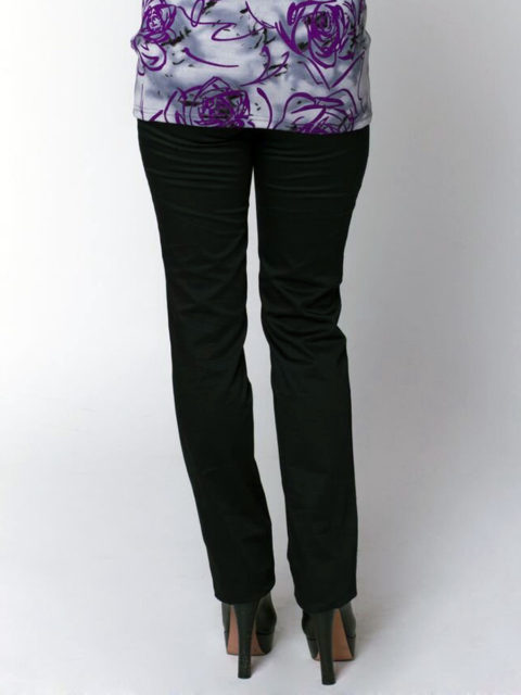 Летние брюки для беременных Крафт, черный (хлопок 95%) Летние брюки для беременных Крафт, черный (хлопок 95%)