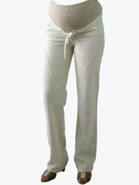 Летние брюки для беременных прямые Эшли, светло-серый